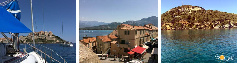 noleggio barca a vela con skipper in corsica calvì