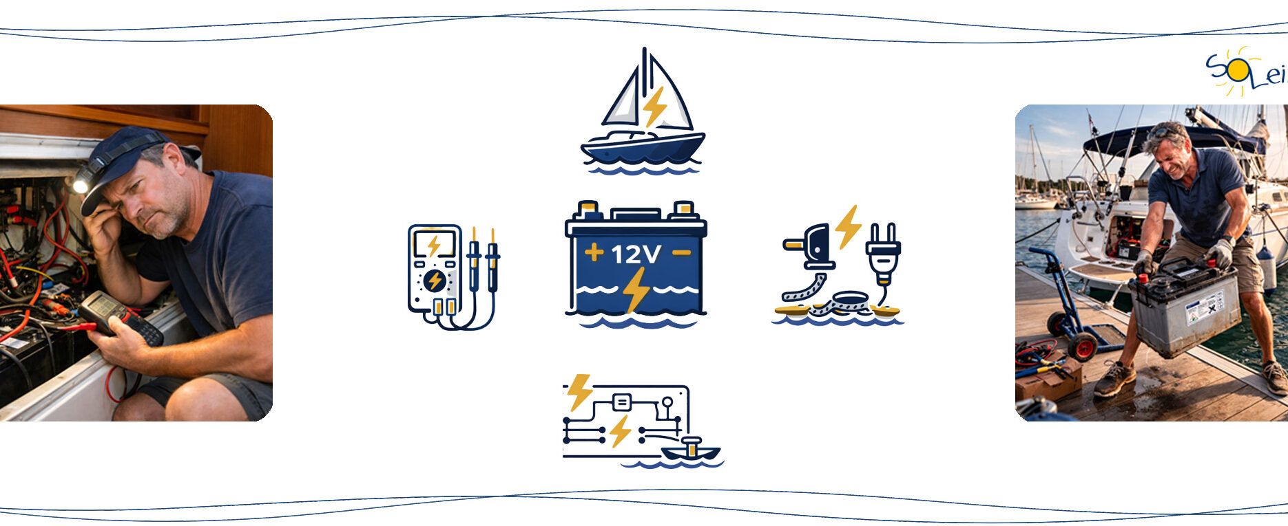 L'impianto elettrico di bordo soleil