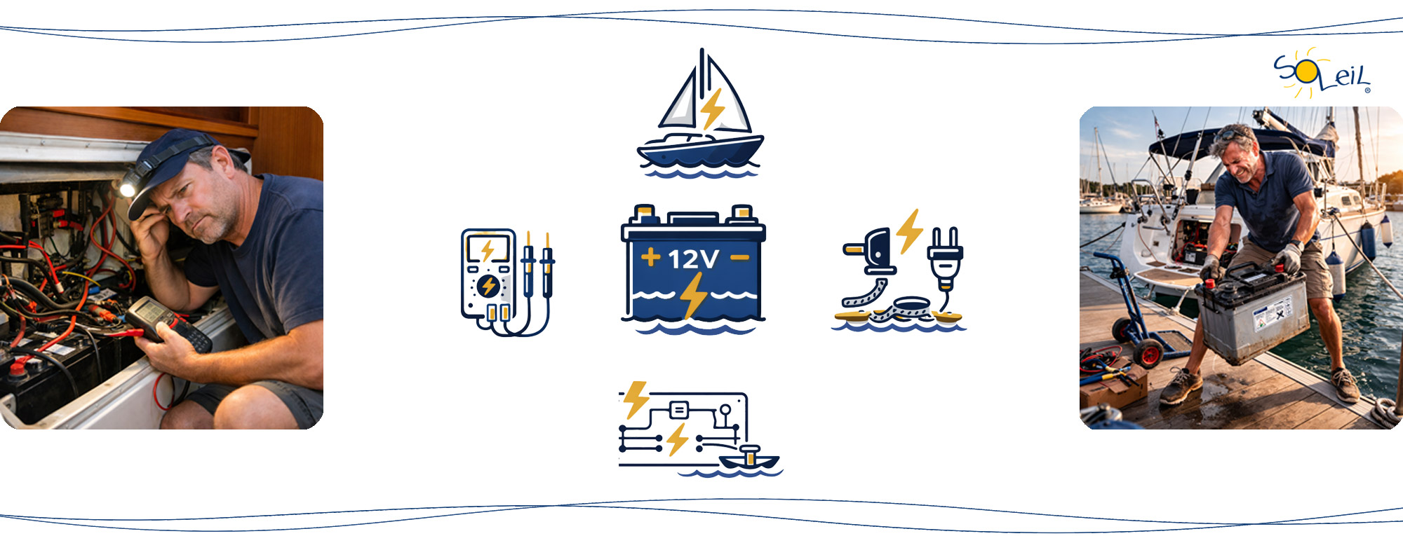 L'impianto elettrico di bordo soleil